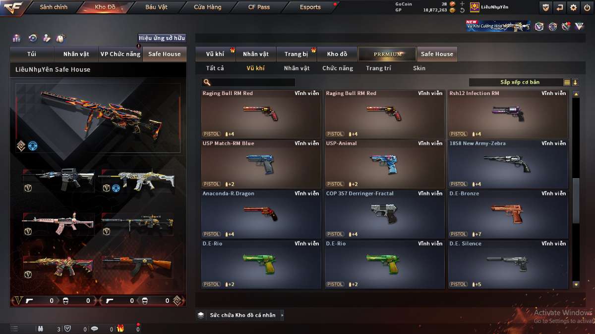 shop acc cf uy tin gia re